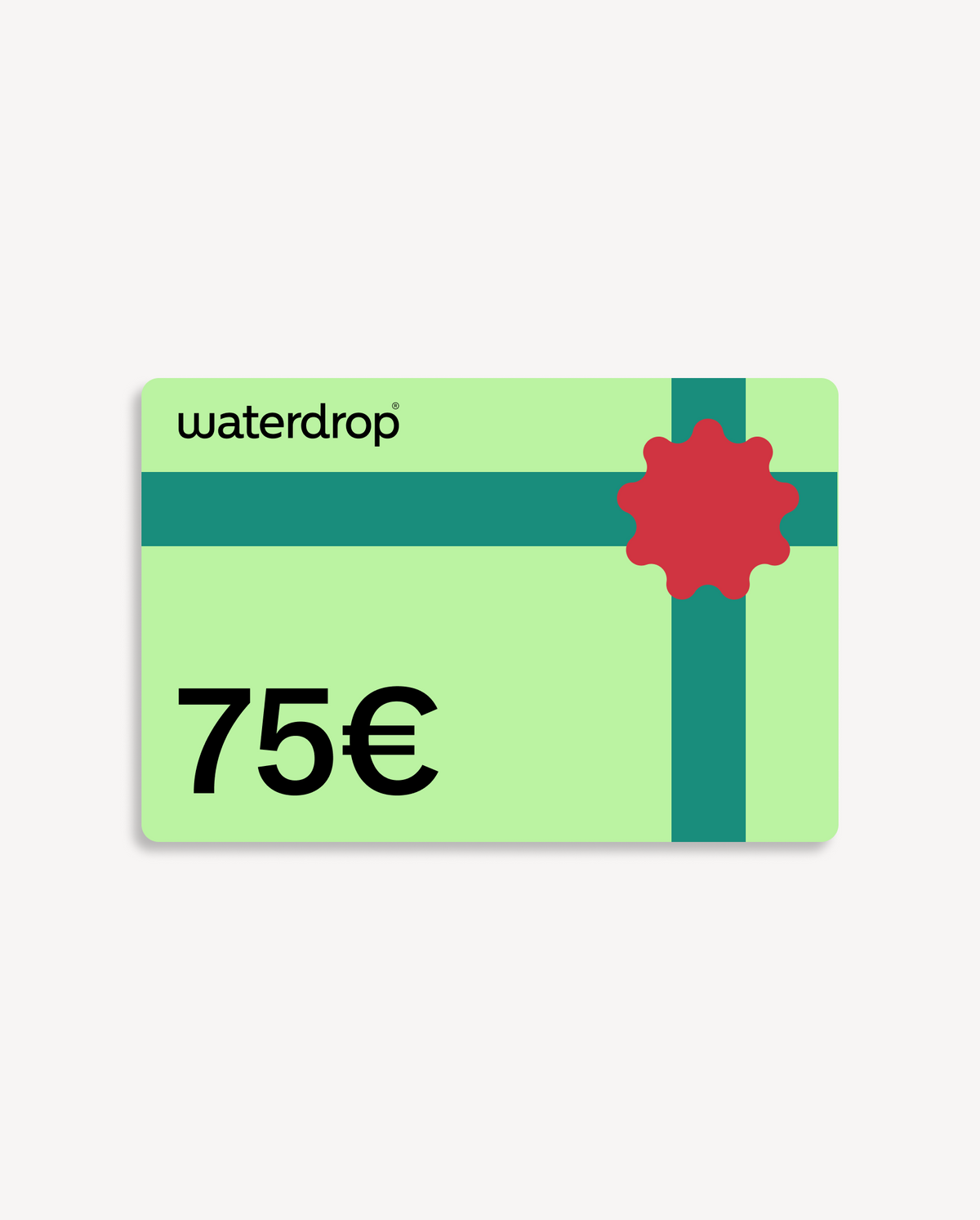 Carte Cadeau digital gift card for waterdrop® FR.
