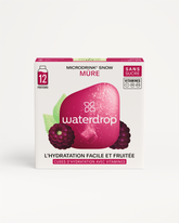 Choisir votre Microdrink: Mûre flavor, vitamin-fortified hydration cubes.