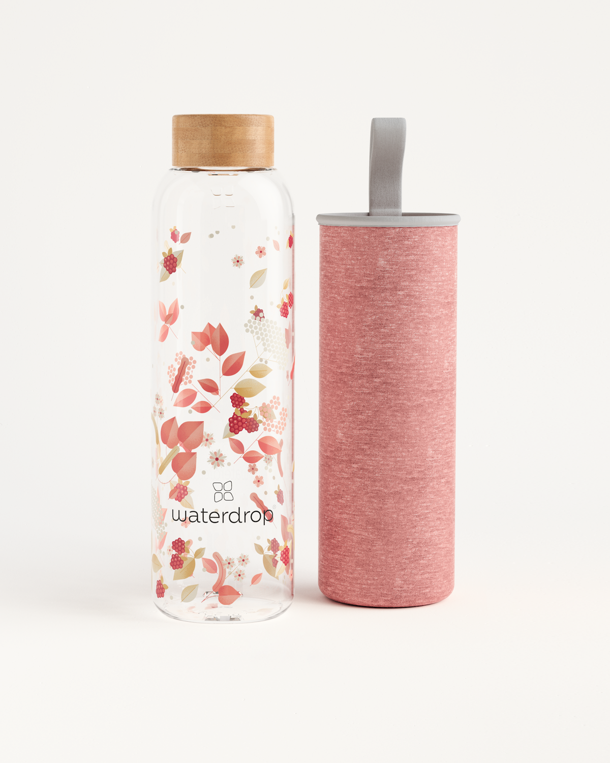 Édition en Verre reusable glass water bottle.