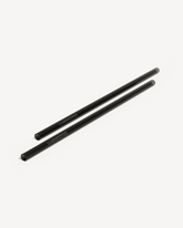 Pailles COLA reusable black glass straws, limited edition.