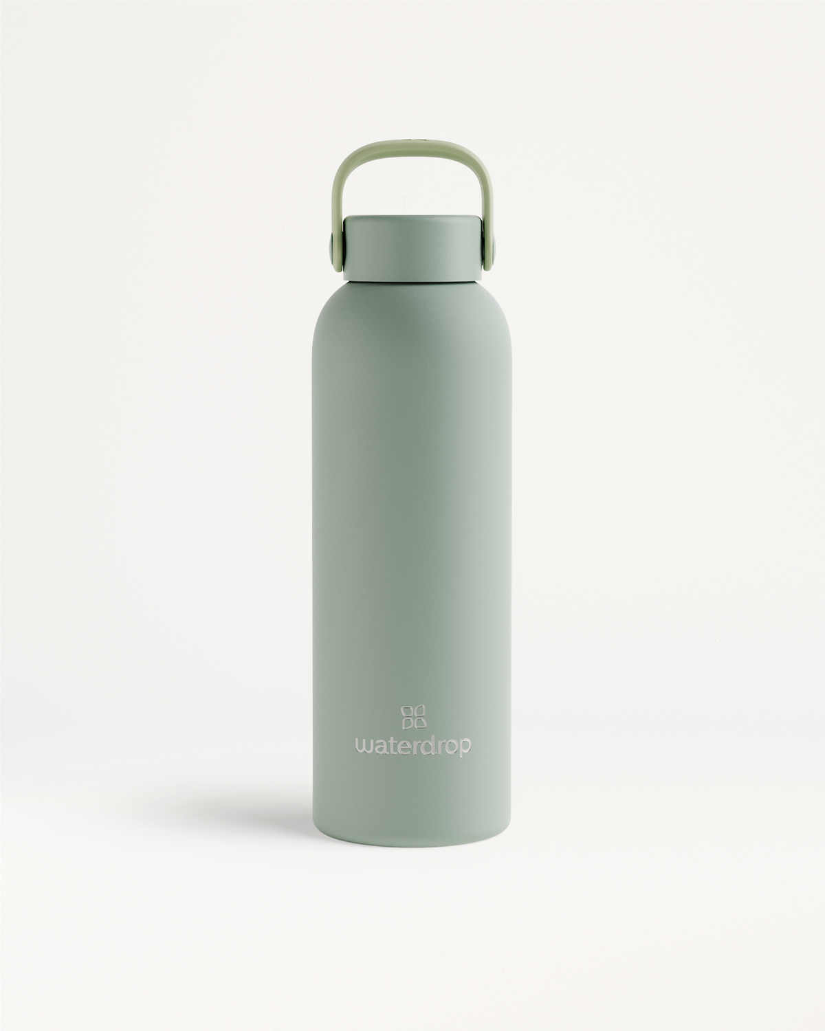 Bouteille Thermo Inox with carry-handle lid, matte finish.