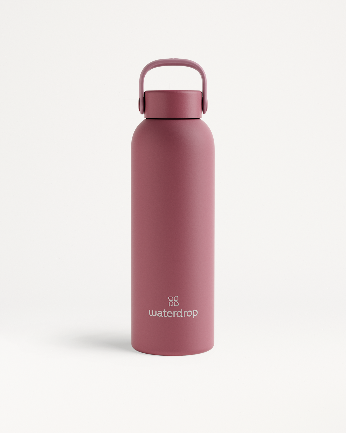 Bouteille Thermo Inox · Bouchon de Transport, insulated with looped handle.