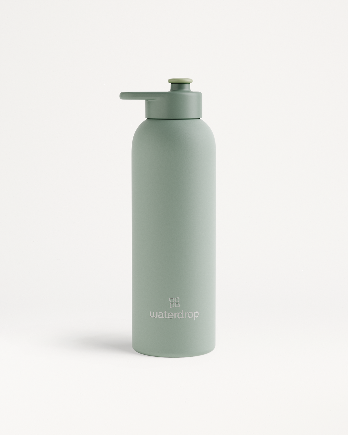 Bouteille Thermo Inox · Bouchon sport, insulated stainless-steel bottle.