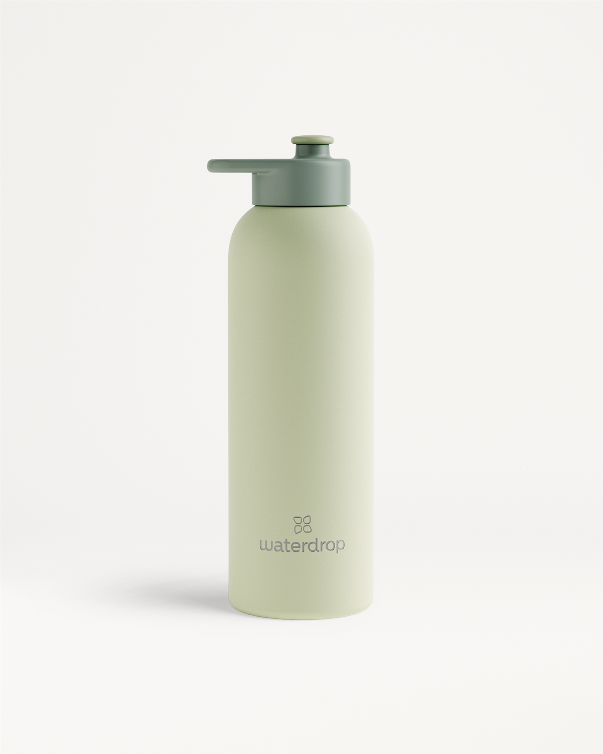 Bouteille Thermo Inox · Bouchon sport, sage green.