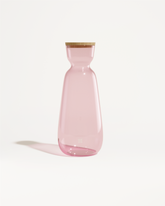 Grande Carafe en Verre with wooden lid.