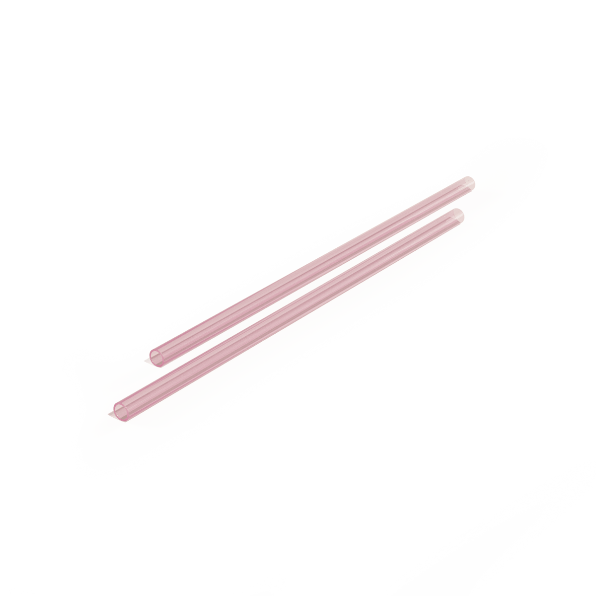 Pailles en verre, durable borosilicate straws.