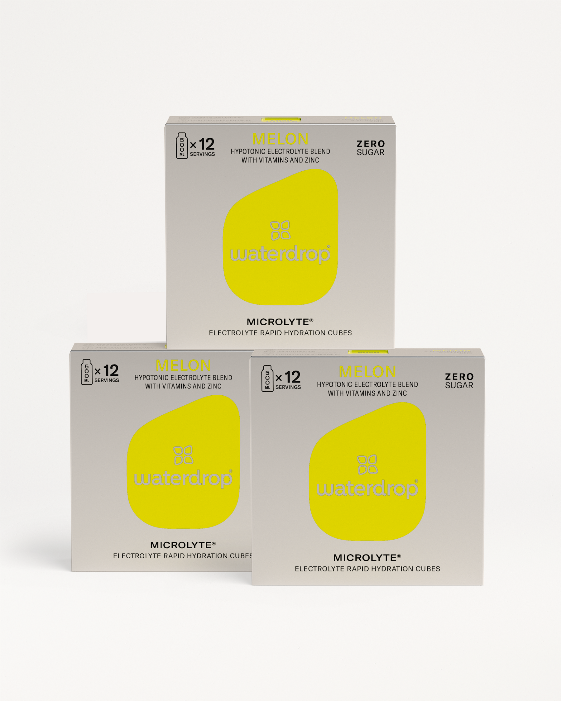 Coffret Microlyte 2+1 Melon electrolyte cubes.