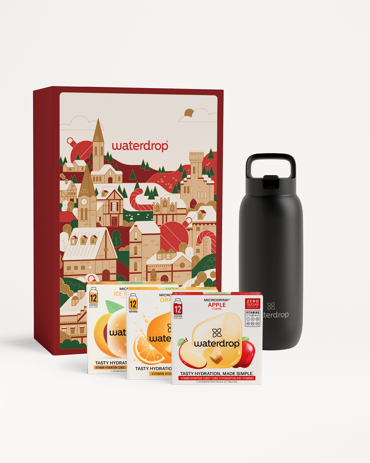Coffret Cadeau Gourde Thermo à paille