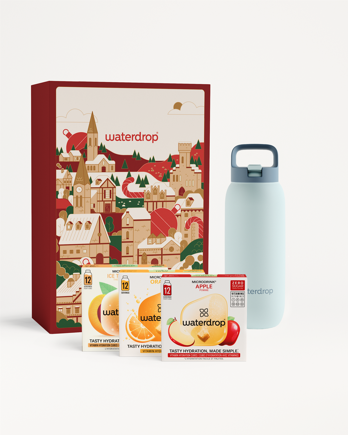 Coffret Cadeau Gourde Thermo à paille