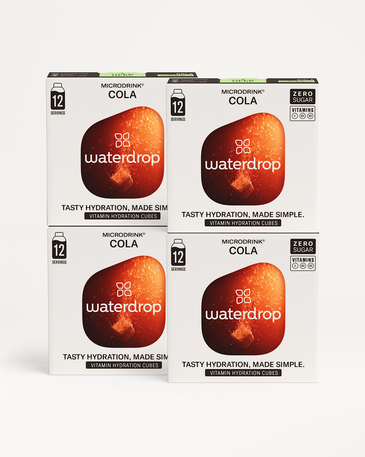 Best Of Cola Set: Microdrink vitamin hydration cubes, Cola flavor.