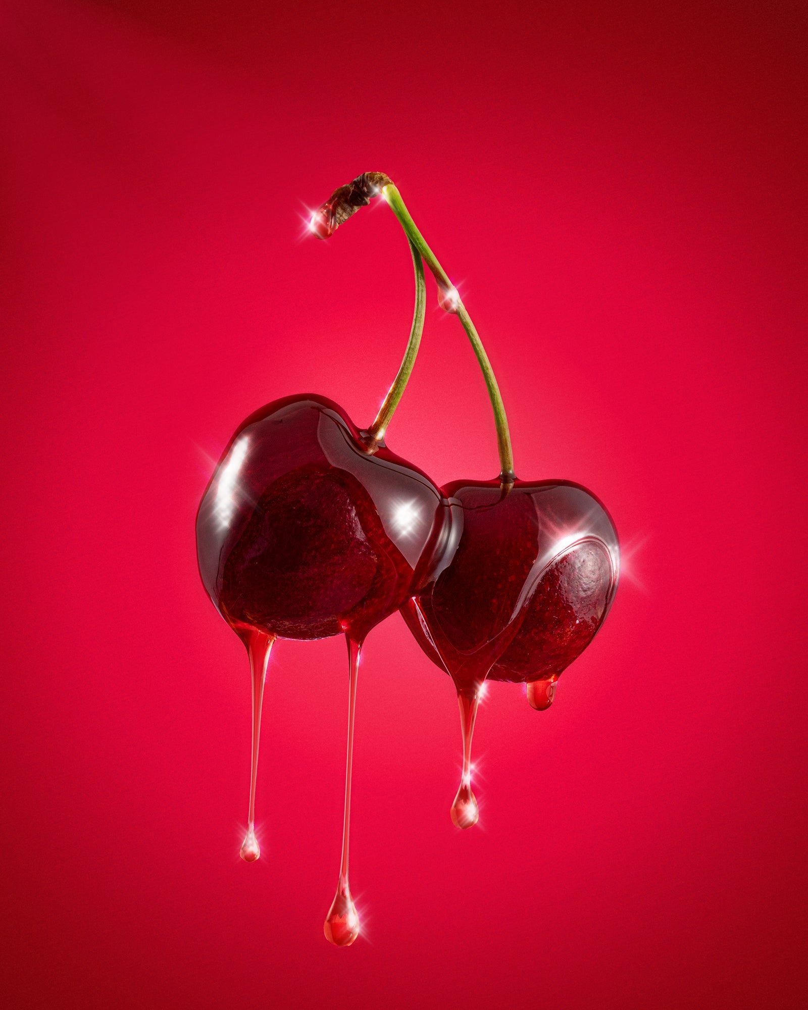 Bouteille en verre CERISE GRIOTTE