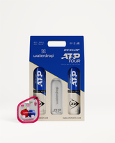 Tripack Dunlop ATP Tour with premium tennis balls.
