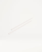 Explorer Thermo Tumbler Straws, transparent hollow cylinders.
