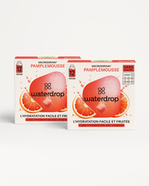 Double Pack Comme un soda: Pamplemousse Microdrink boxes with vitamins.