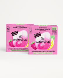 Double Pack PINK LEMONADE refreshing microdrink cubes.