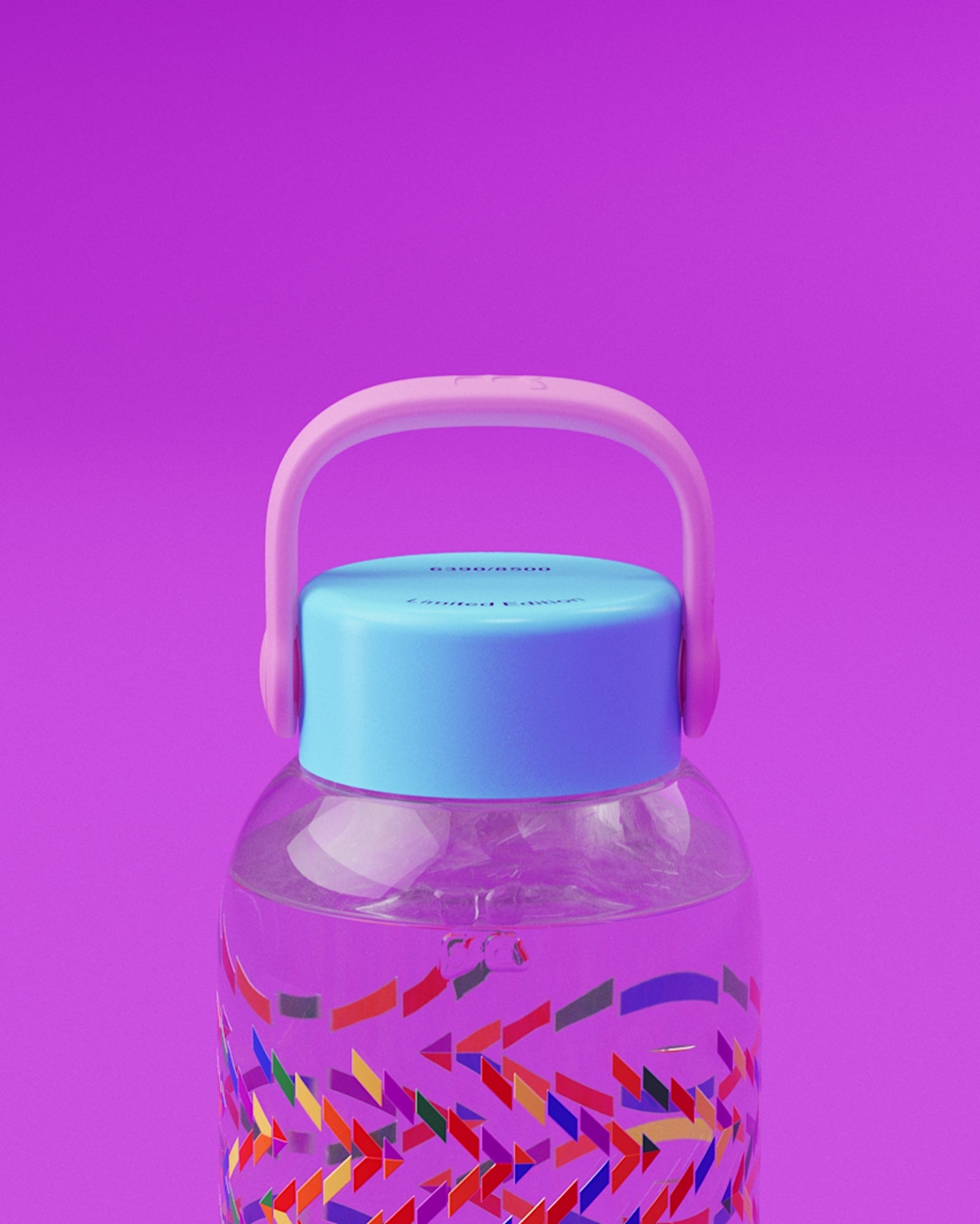 Bouteille en Verre Arc-en-Ciel en édition limitée
