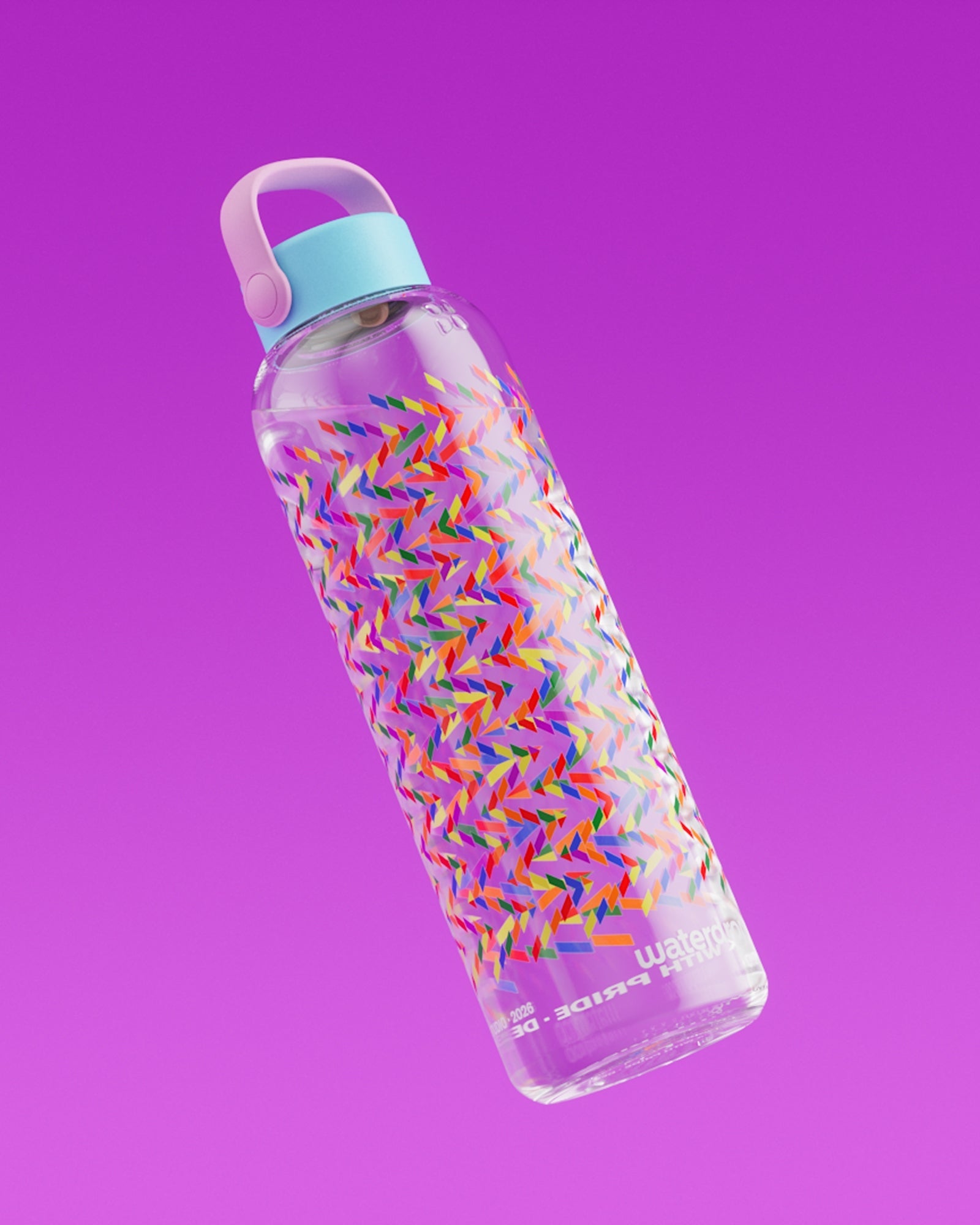 Coffret Mojito Bouteille en Verre Arc-en-Ciel