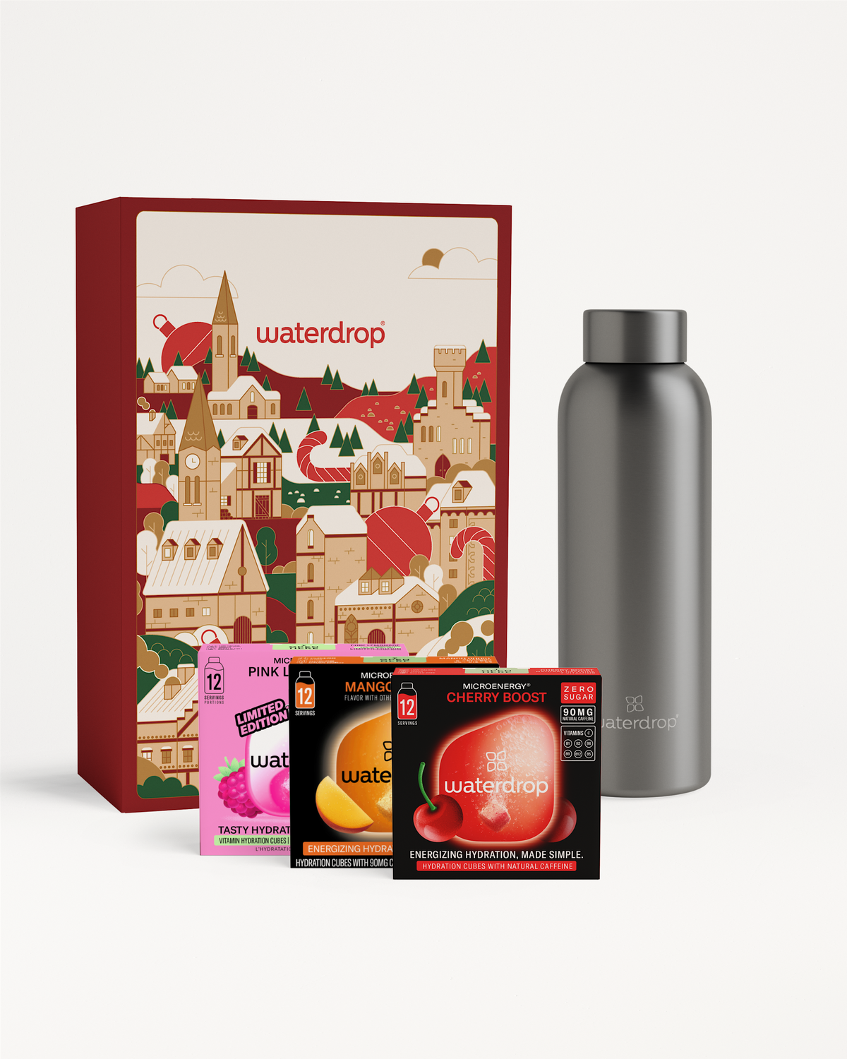 Coffret Cadeau Bouteille en métal