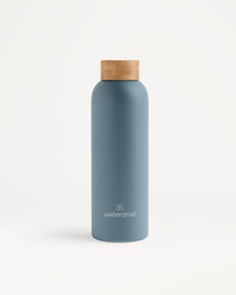 Bouteille Thermo Inox with wooden cap.
