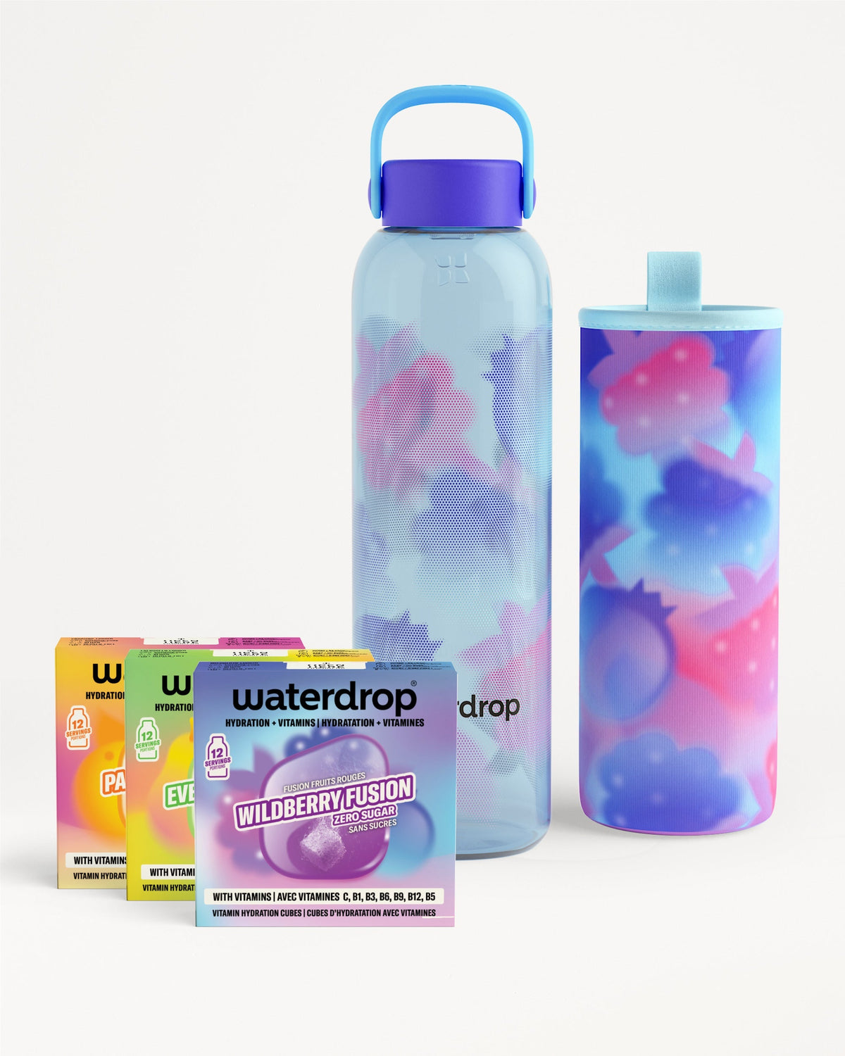 Coffret Bouteille en Verre Fusion