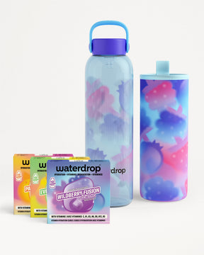 Coffret Bouteille en Verre Fusion