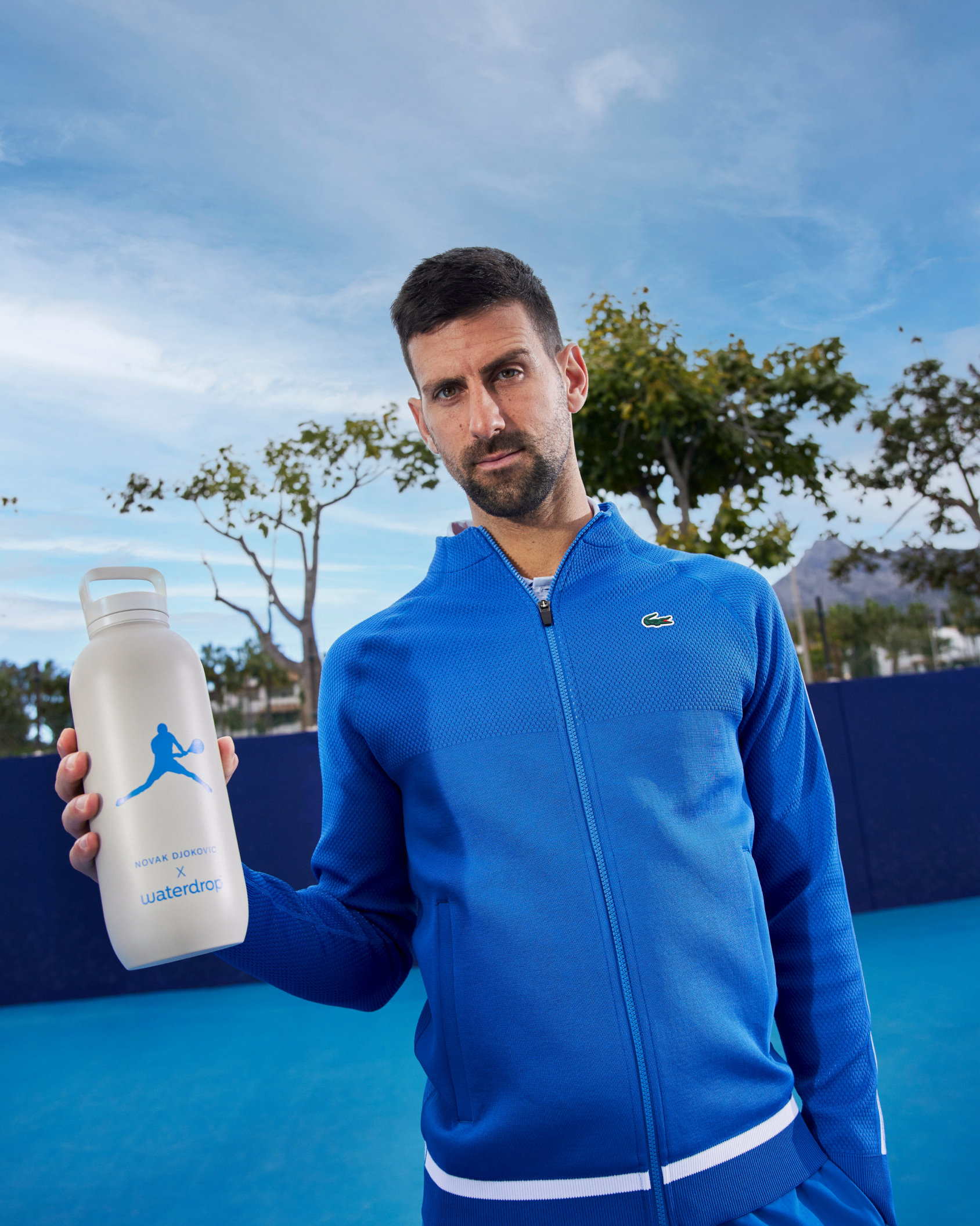 Novak Djokovic - Gourde Thermo - Couvercle à Goulot